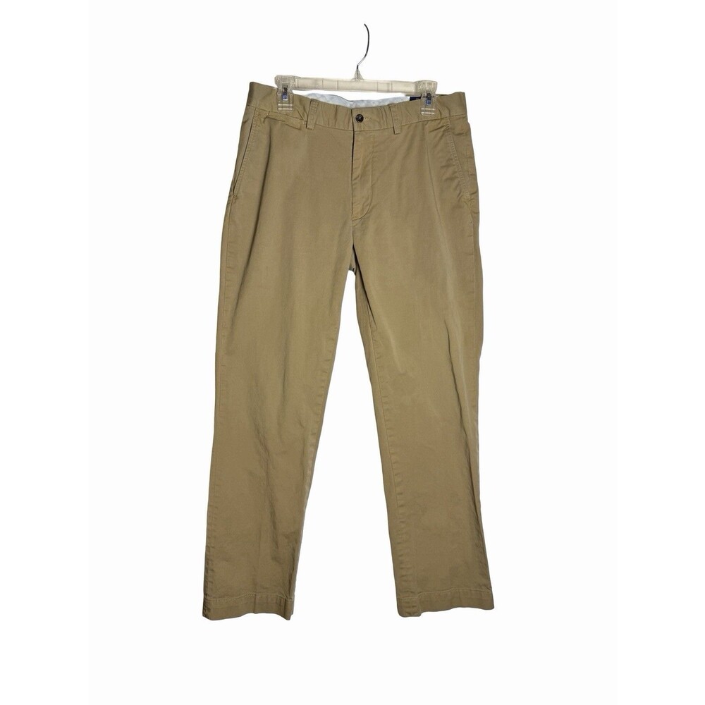 Polo Ralph Lauren Pants Mens 33x32 Beige Polo Chino Stretch Classic Fit Casual